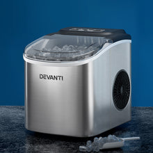 Load image into Gallery viewer, Devanti 12kg Ice Maker Machine w/Self Cleaning Portable Ice Cube Tray 2L White