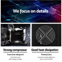 Load image into Gallery viewer, 3.2L Portable Benchtop Counter Ice Cube Maker - Black