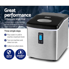 Load image into Gallery viewer, 3.2L Stainless Steel Portable Ice Cube Maker
