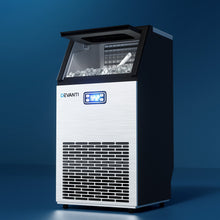 Load image into Gallery viewer, Devanti Commercial Ice Maker Machine 45kg Ice Cube Tray Bar Stainless Steel