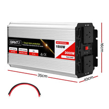 Load image into Gallery viewer, Giantz 1500W Puresine Wave DC-AC Power Inverter