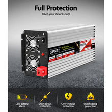 Load image into Gallery viewer, Giantz Power Inverter 12V to 240V 2500W/5000W Pure Sine Wave Camping Car Boat