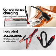 Load image into Gallery viewer, Giantz Power Inverter 600W/1200W 12V to 240V Pure Sine Wave Camping Car Boat