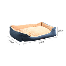 Load image into Gallery viewer, Soft Warm Washable Pet Bed Mattress - XL Blue