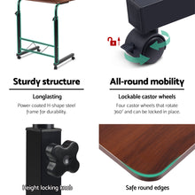 Load image into Gallery viewer, Artiss Laptop Table Desk Portable - Dark Wood