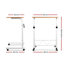 Load image into Gallery viewer, Artiss Laptop Table Desk Portable - Light Wood