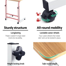 Load image into Gallery viewer, Artiss Laptop Table Desk Portable - Light Wood