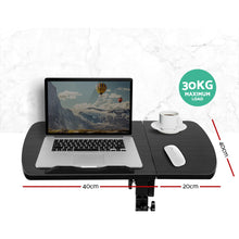 Load image into Gallery viewer, Adjustable Computer Stand with Cooler Fan - Black