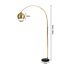 Load image into Gallery viewer, Modern Free Standing Height Adjustable Marble Base LED Floor Lamp
