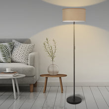 Load image into Gallery viewer, Modern Free Standing Classic Linen Fabric LED Floor Lamp