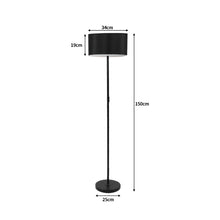 Load image into Gallery viewer, Modern Free Standing Classic Linen Fabric LED Floor Lamp