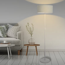 Load image into Gallery viewer, Modern Free Standing Classic Linen Fabric LED Floor Lamp