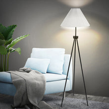Load image into Gallery viewer, Modern Free Standing Classic Linen Fabric LED Floor Lamp