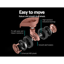 Load image into Gallery viewer, Wanderlite 3pc Luggage 20'' 24'' 28'' Trolley Suitcase Sets Travel TSA Hard Case Lightweight Pink