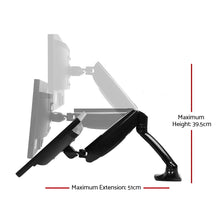 Load image into Gallery viewer, Magic Monitor Arm Mount Dual Gas Black