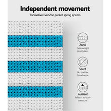 Load image into Gallery viewer, Giselle Bedding Lotus Tight Top Pocket Spring Mattress 30cm Thick – King