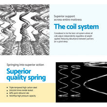 Load image into Gallery viewer, Pillow Top Foam Mattress - Single Size 5.0/ Medium Firmness