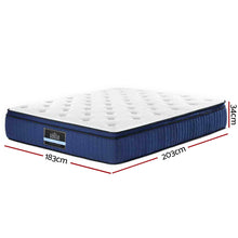 Load image into Gallery viewer, Giselle Bedding Franky Euro Top Cool Gel Pocket Spring Mattress 34cm Thick – King