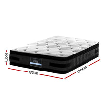 Load image into Gallery viewer, Giselle Bedding Luna Euro Top Cool Gel Pocket Spring Mattress 36cm Thick – Double