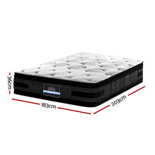 Load image into Gallery viewer, Giselle Bedding Luna Euro Top Cool Gel Pocket Spring Mattress 36cm Thick – King
