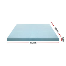 Load image into Gallery viewer, Giselle Bedding Memory Foam Mattress Topper Cool Gel Bed Mat Bamboo 10cm Single