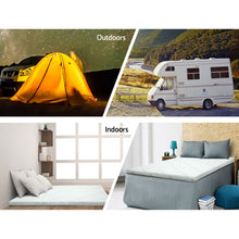 Load image into Gallery viewer, Giselle Bedding Cool Gel Memory Foam Mattress Topper w/Bamboo Cover 5cm - Double