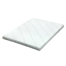 Load image into Gallery viewer, Cool Gel Memory Foam Mattress Topper w/Bamboo Cover 8cm - Double