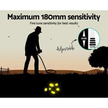 Load image into Gallery viewer, Metal Detector 180MM Deep Sensitive Waterproof Pinpointer Treasure Hunter Yellow