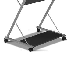 Load image into Gallery viewer, Metal Pull Out Table Desk - Black