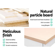 Load image into Gallery viewer, Metal Desk with Shelves - White with Oak Top