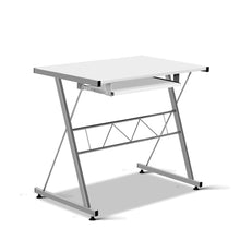 Load image into Gallery viewer, Corner Metal Pull Out Table Desk - White
