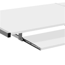 Load image into Gallery viewer, Corner Metal Pull Out Table Desk - White