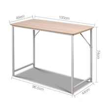 Load image into Gallery viewer, Minimalist Metal Desk - White