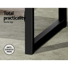 Load image into Gallery viewer, Artiss Bookshelf Wooden Display Shelves Bookcase Shelf Storage Metal Wall Black