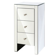 Load image into Gallery viewer, Mirrored Bedside table - Silver 1 PC