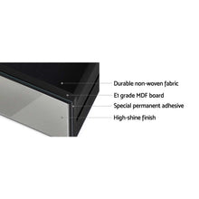 Load image into Gallery viewer, Mirrored Bedside Table - 1PC Smoky Grey