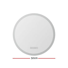 Load image into Gallery viewer, Embellir Bluetooth LED Wall Mirror With Light 50CM Bathroom Decor Round Mirrors