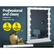 Load image into Gallery viewer, Embellir Hollywood Makeup Mirror With Light 15 LED Bulbs Vanity Lighted Stand