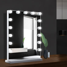 Load image into Gallery viewer, Embellir Hollywood Makeup Mirror With Light 15 LED Bulbs Lighted Frameless
