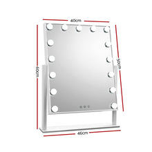 Load image into Gallery viewer, Embellir Hollywood Makeup Mirror with 15 Dimmable Bulb Lighted Dressing Mirror