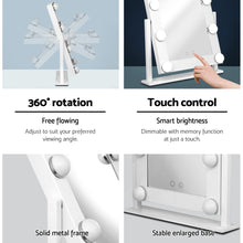 Load image into Gallery viewer, LED Standing Makeup Mirror - White