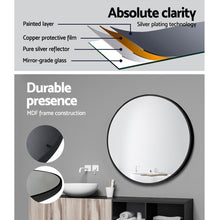 Load image into Gallery viewer, 50cm Makeup Bathroom Frameless Round Wall Mirror