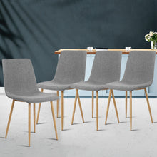 Load image into Gallery viewer, Modern Collins Light Grey Dining Chairs - Set of 4