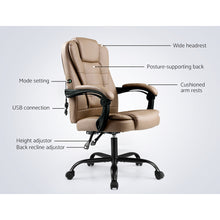 Load image into Gallery viewer, Massage Office PU Leather Recliner Computer Gaming Chair - Espresso