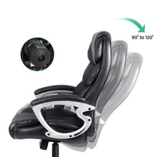 Load image into Gallery viewer, Artiss Massage Offcie Chair 8 Point PU Leather Black