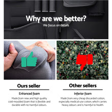 Load image into Gallery viewer, Electric Massage Recliner Office Chair with Seat Footrest - Black