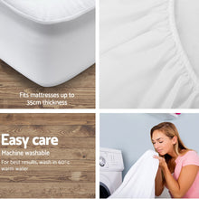 Load image into Gallery viewer, Giselle Bedding King Size Waterproof Bamboo Mattress Protector
