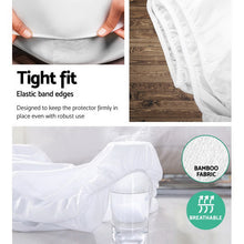 Load image into Gallery viewer, Giselle Bedding King Single Size Waterproof Bamboo Mattress Protector