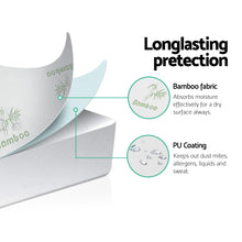 Load image into Gallery viewer, Bamboo Mattress Protector - Single