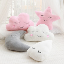 Load image into Gallery viewer, Skyee™ - Cute and Soft Cloud Moon Star Raindrop Plush Cushion